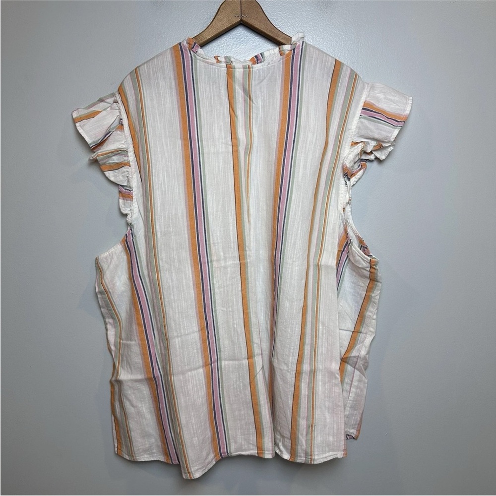 NWT Lot Of (3) St John’s Bay Tops Sleeveless Flutter Sleeve Summer Plus Size 3X - Picture 7 of 12